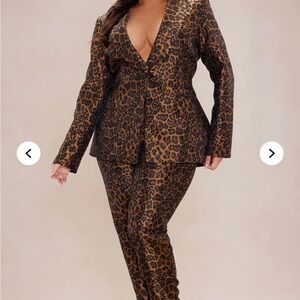 Leopard Print Women's Blazer Only